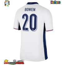 Camisa de Futebol Inglaterra Jarrod Bowen #20 Equipamento Principal Europeu 2024 Manga Curta